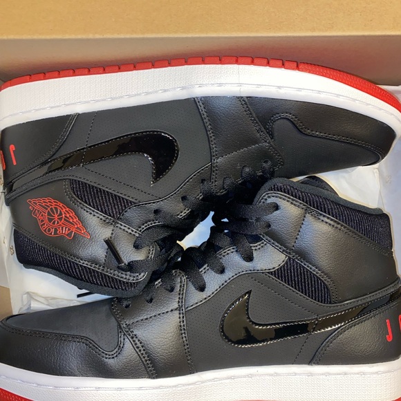 Jordan Shoes Air Jordan Mid Blackuniversity Redwhite Poshmark
